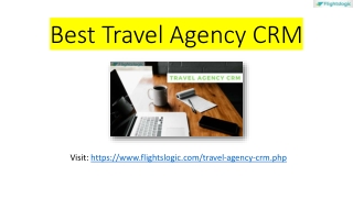 Travel Agency CRM | CRM Software