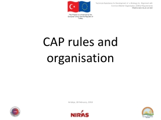 CAP rules and organisation