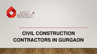 Find Civil Construction Contractors in Gurgaon