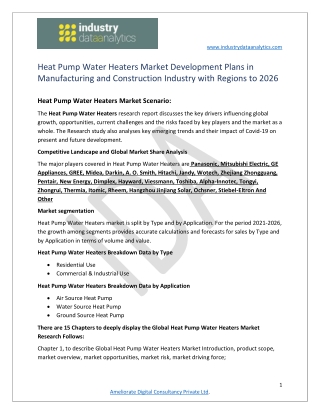 Heat Pump Water Heaters Market Competitive Growth Strategies in Medical Devices