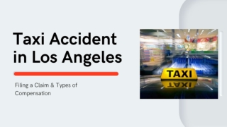 Taxi Accident in Los Angeles
