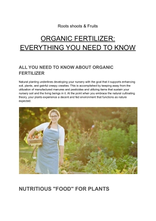 organic fertilisersnz | organic citrus fertilizer in New Zealand | Roots Shoots