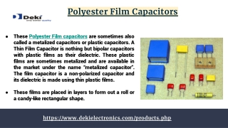 Best Polyester Film Capacitor Manufacturers