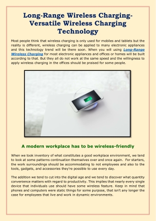 Long-Range Wireless Charging- Versatile Wireless Charging Technology-converted