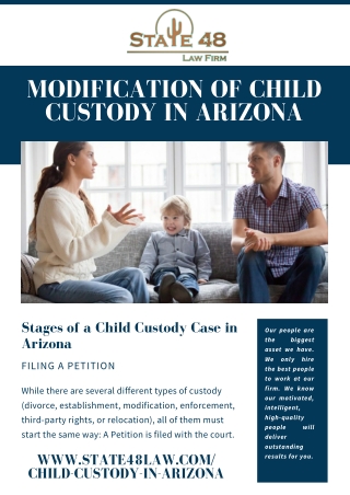 Stages of a Child Custody Case in Arizona