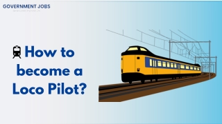 How to become a Loco Pilot?