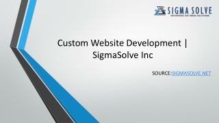 Custom Website Development