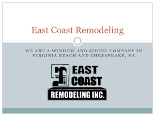 Siding and window installers near me Virginia Beach