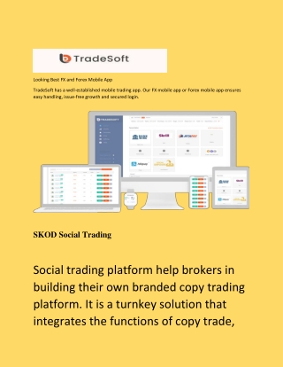 Looking Best FX and Forex Mobile App