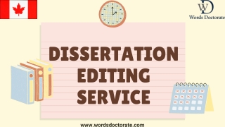 Best Dissertation Editing Services For You - Words Doctorate