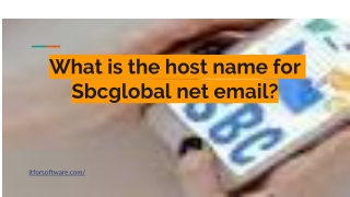 What is the host name for Sbcglobal net email_