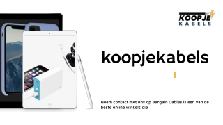 koopjekabels