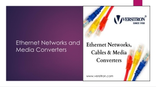 Ethernet networks & media converter