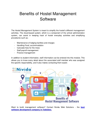 Benefits of Hostel Management Software