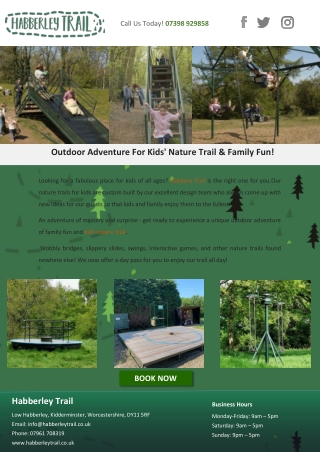 Outdoor Adventure For Kids' Nature Trail & Family Fun!