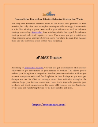 Amazon Seller Tool with an Effective Defensive Strategy that Works