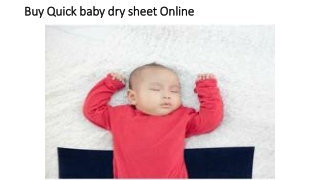 Buy Quick baby dry sheet Online | Free Shipping | SleepCosee