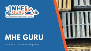 Warehouse Equipment Rental - MHE Guru