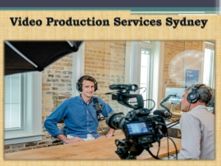 Corporate Video Production in Sydney