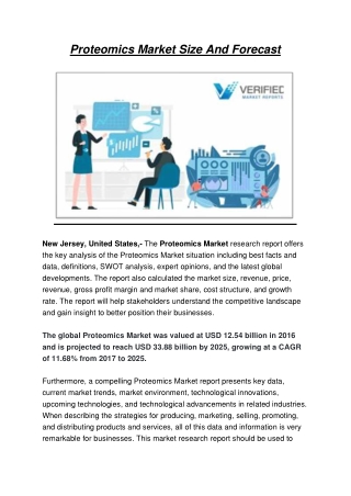Proteomics Market
