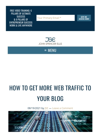 How to Get More Web Traffic To Your Blog