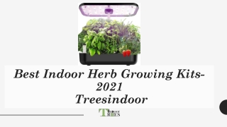 Best Indoor Herb Growing Kits-2021 Treesindoor