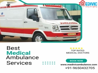 QEV Ambulance Service in Saguna More and Kankarbagh, Patna by Medivic