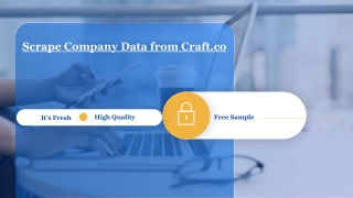 Scrape Company Data from Craft.co
