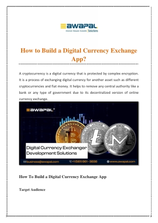 How To Build a Digital Currency Exchange App?