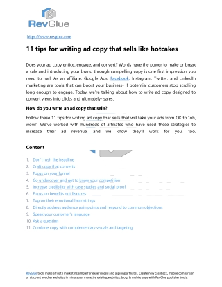 11 tips for writing ad copy that sells like hotcakes-converted