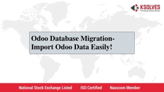 Odoo Database Migration- Import Odoo Data Easily