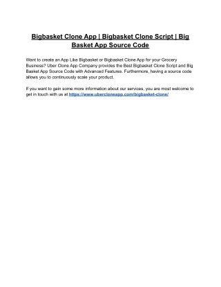 Bigbasket Clone App | Bigbasket Clone Script | Big Basket App Source Code