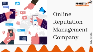 Online Reputation Management Company