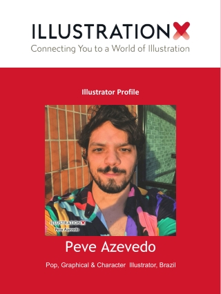 Peve Azevedo - Pop, Graphical & Character Illustrator, Brazil