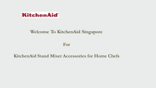 KitchenAid Stand Mixer Accessories