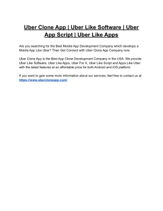 Uber Clone App | Uber Like Software | Uber App Script | Uber Like Apps