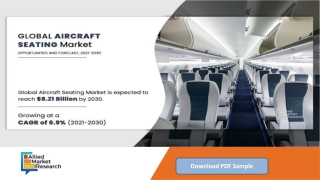 Aircraft Seating Market: Growth Analysis, Trends and Scope Till 2030