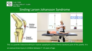Sinding Larsen Johansson Syndrome Physiotherapy  - Pain Free