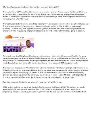 The Best Advice You Could Ever Get About buy soundcloud comments