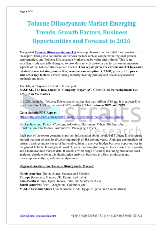 Toluene Diisocyanate Market