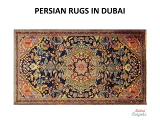 PERSIAN RUGS IN DUBAI