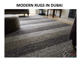 MODERN RUGS IN DUBAI