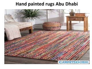 Hand painted rugs Abu Dhabi