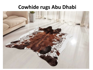 Cowhide rugs Abu Dhabi