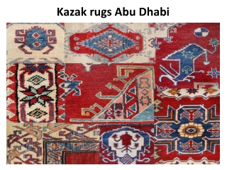 Kazak rugs Abu Dhabi