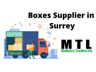Boxes Supplier in Surrey