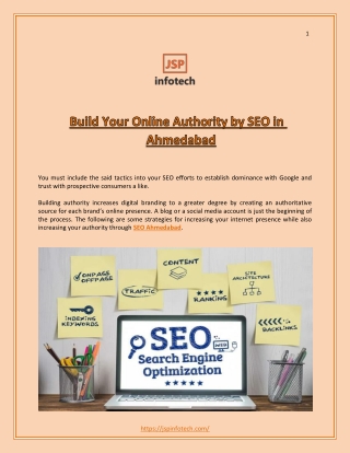 Build Your Online Authority by SEO in Ahmedabad