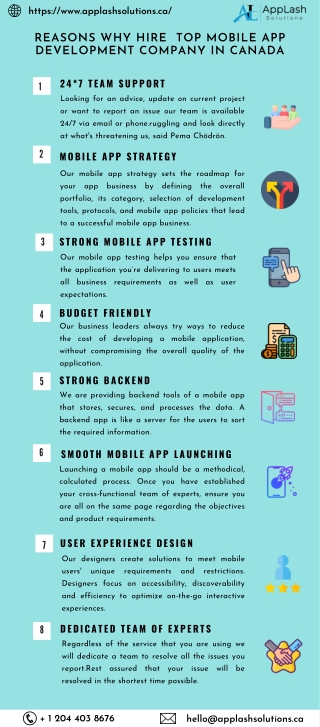 Reasons why Hire Top Mobile App Development Company in Canada