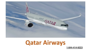 Qatar Airlines Flight Booking |1-844-414-9223| Flight Reservation.
