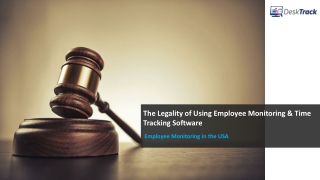 The Legality of Using Employee Monitoring & Time Tracking Software